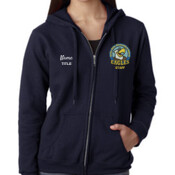 Ladies' Staff Embroidered Zip Hoodie